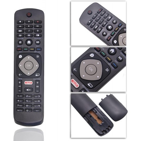 Philips Uyumlu 4k Uhd Led Android Tv 65 Pus 7304 Smart Tv Televizyon Kumanda , Philips Smart Tuşlu Netflix Lcd-led Tv Kumandası